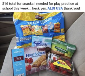 Aldi snacks