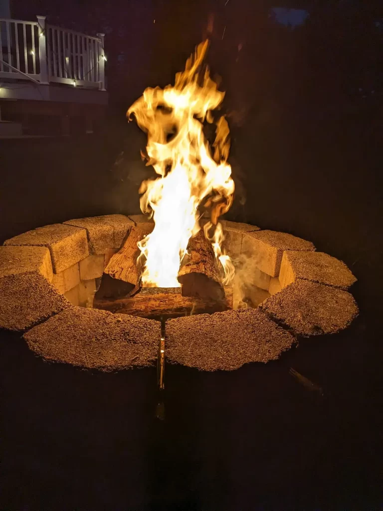 fall fire pit