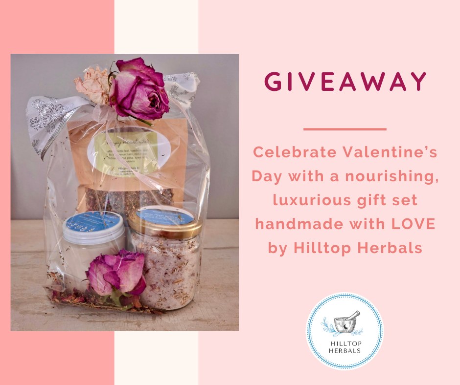 valentine's day giveaway hilltop herbals